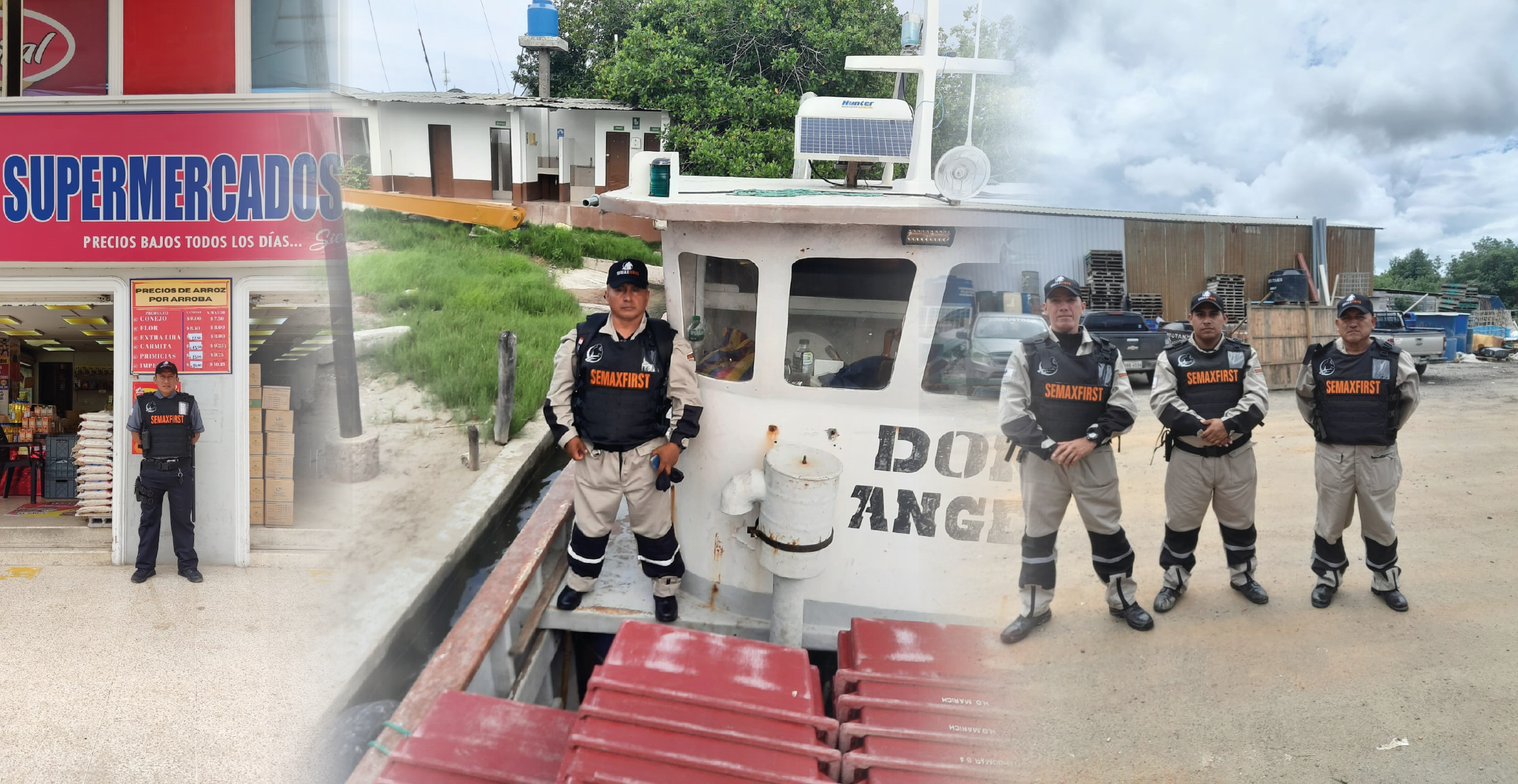 Operación Semaxfirst Cía. Ltda. extendida a vigilancia fluvial y comercial — embarcación y supermercado
